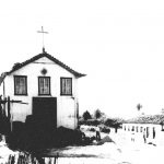 Foto antiga da Capela de  N. S. Rosário