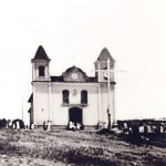 Foto da antiga Igreja Nossa Senhora da Saúde demolida na década de 60